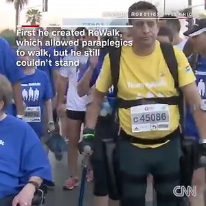 One push of a button could completely change how they see the world. This wheelchair allows quadriplegics to stand http://cnn.it/2gyQjpQ | CNN