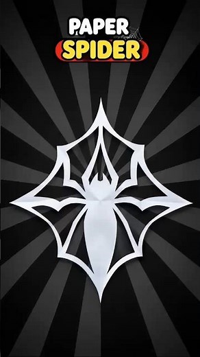 Paper Spider 🕸️ | Easy Origami Spider #Origami #PaperCraft