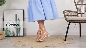 Watch Womens lace up heels strappy sandals on Amazon Live