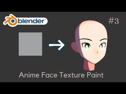 Part 3 | Easiest Way to Texture Paint Anime Face in Blender