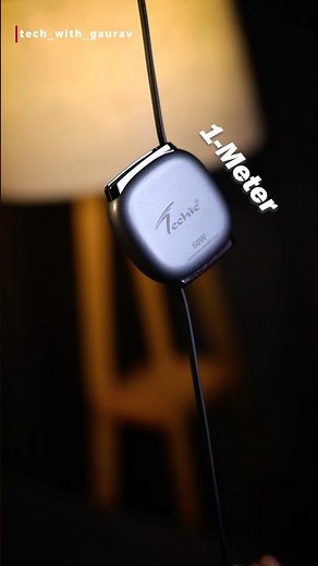 Say goodbye to tangled wires!!🤫Techie 60W Retractable USB-C cable