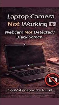 Laptop Camera Not Working | Webcam Not Detected | Easy Fix