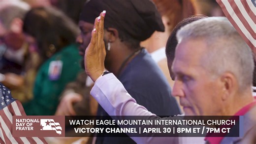 Watch EMIC LIVE as we celebrate National Day of Prayer, expecting God to POUR OUT on this nation. Join us in prayer Wed at 8p ET/7p CT. • • • #NDOP #EMIC #PourOut #JoinUs #Prayer | The Victory Channel