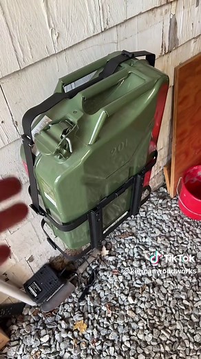 Lockable Jerry Gas Can Holder: Secure Your Fuel Safely