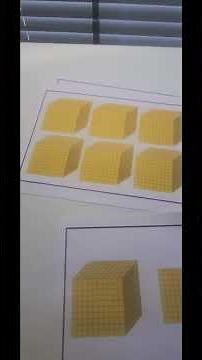 Model decimals using base-ten blocks #elementarymath #maths #basetenblocks #education #handsonmath