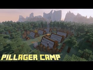 Pillager Camp Build Tutorial [Minecraft]