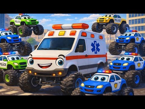 Trouble in the Alley 🚓🚒🚁 | Police Car & Friends Rescue Cars Cartoon | Vehicles Animation
