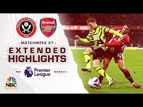 Sheffield United v. Arsenal | PREMIER LEAGUE HIGHLIGHTS | 3/4/2024 | NBC Sports