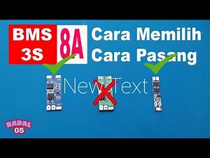 How to install a 2S BMS┃How to choose a BMS┃What is a BMS┃How to choose a BMS Ampere