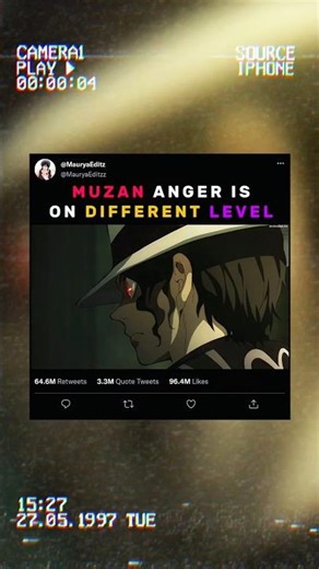 『 MUZAN ANGER 💀 』#demonslayer#kimetsunoyaiba#muzan