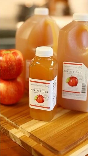 Warm up this holiday season with our fresh-pressed Apple Cider!