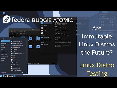Are Immutable Linux Distros the Future? | Installing Fedora Budgie Atomic on an old laptop!