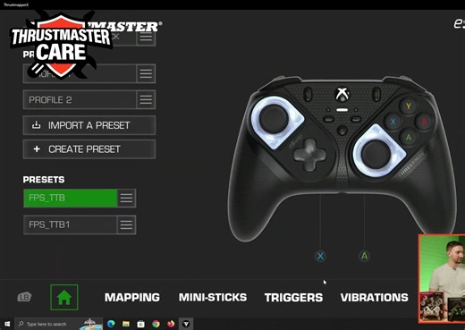 THRUSTMASTER CARE | eSwap篇 带您深度了解eSwapX|S系列手柄的专用软件ThrustmapperX