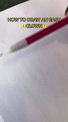 Reply to @notbabysexy How to draw an EASY ⚠️CLOWN⚠️ #howto #howtodraw #clown #easy #sketch #fypシ #draw #tutorial #drawing #art #artist #tiktokart