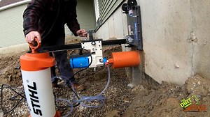 4.2M views · 1.2K shares | Quick video of our core drill from Reliable Equipment LLC in action. We are doing a 6in core into a foundation for a new septic line. | Dirt Ninja | Facebook