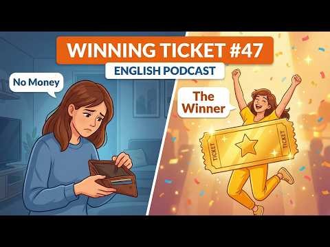 Learn English with a Story: The Winning Ticket 🎫