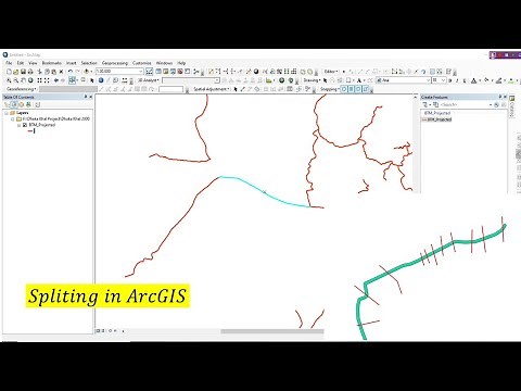 Split Shapefile in ArcGIS || Cut Specific part of Line Shapefile in ArcMap