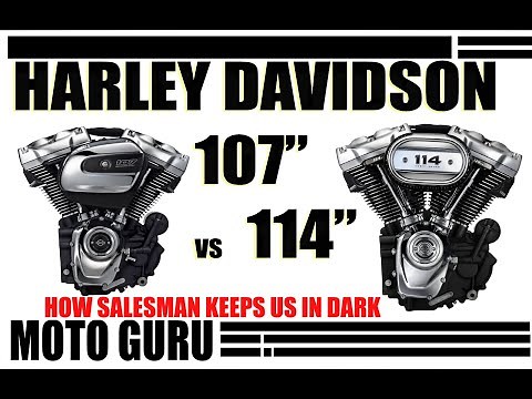 Harley Davidson 107 vs 114, Milwaukee 8 engine comparison