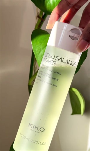 @KIKO Milano Sebo Balance Toner. 1. Great for oily skin. Absorbs quickly. 2. Water like texture. No residue. 3. Beautiful light cucumber scent. Overall, I loved this toner for my oily and acne prone skin. #italy #kikomilano #ugc #toner #skincare