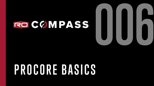 COMPASS DEMO 006 - Procore Basics