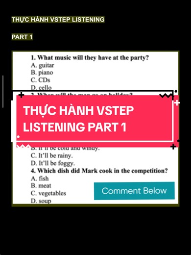 Thực Hành VSTEP Listening Part 1
