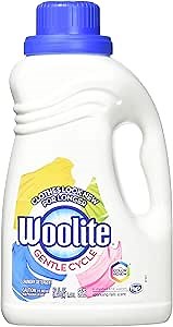 Woolite Clean & Care Liquid Laundry Detergent, 2x33 Loads, 2x50oz, Regular& HE Washer, Gentle Cycle, sparkling falls scent,packaging may vary