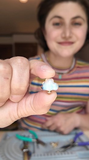 You guys are always so cute, and I love following you back 💓 Thank you for letting me build a whimsical, nostalgic little jewelry community! #prettyjewelry #whimsicaljewelry #femininejewelry #jewelrydesigner #jewelryaddict #jewellery [ Nostalgic jewelry, women's jewelry, feminine jewelry, whimsical jewelry, whimsical bracelet, cloud jewelry, cloud bracelet, cute jewelry, unique jewelry, 90s, 2000s, nostalgia, Y2K, jewelry designer, small jewelry business, artist ] | Slater Studio