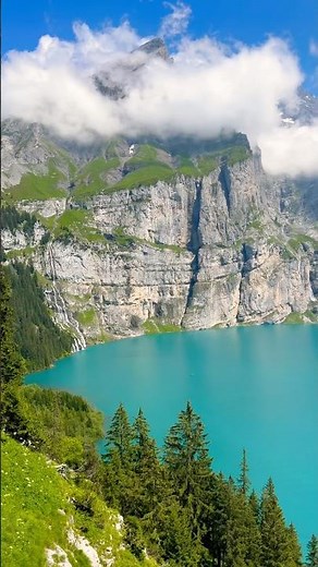 Switzerland’s Most Breathtaking Alpine Lake: Lake Oeschinensee🇨🇭
