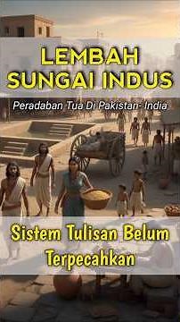 Peradaban Lembah Indus: Lebih Tua dari Roma! #peradabankuno #sungaiindus #sejarahdunia