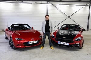 Comparatif - Les essais de Soheil Ayari - Abarth 124 Spider vs Mazda MX-5 : le choc des légendes