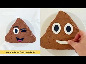 How to make our Emoji Poo Cake Kit | ‪@bakebelieveau‬