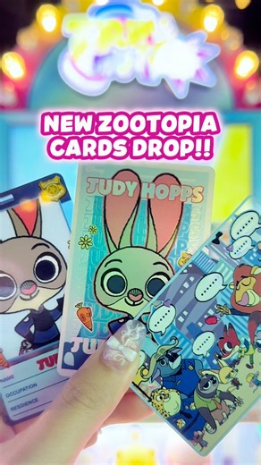 🎉🦊 Zootopia is calling! What are you waiting for?? Collect all the cards and complete your set now! 🐰🎴 ✨ Now available in the Triple Shot Machine! ✨ | Cow Play Cow Moo