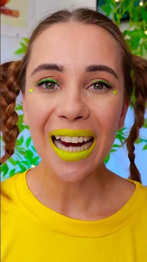 تحدي أحمر الشفاه الجريء: الأصفر والأسود! 💄✨