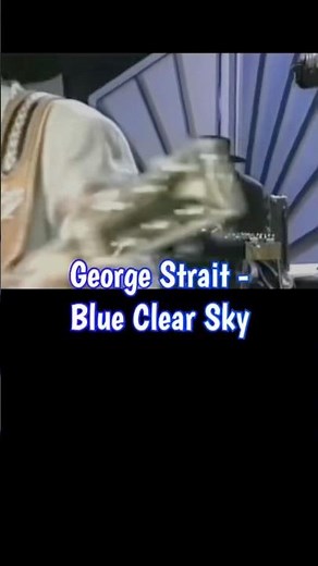 George Strait - Blue Clear Sky (Lyrics) #90smusic #countrymusic #songlyrics