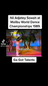 425K views · 5.1K reactions | GA control and produce dance for Ghanaians .. This is (Nii Adjetey Sowah ) the first black African from Ghana Greater Accra Region to win world dance championships in Malibu city in California in the year 1989..which is 35 years ago .. Indeed Ga people are Great in everything..just name it . | Nii Dzanie Tv | Facebook