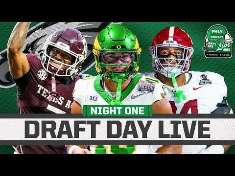 Eagles TRADE UP for USC WR Makai Lemon! | PHLY Eagles Draft Night 1