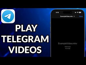 How To Play Telegram Videos In iPhone