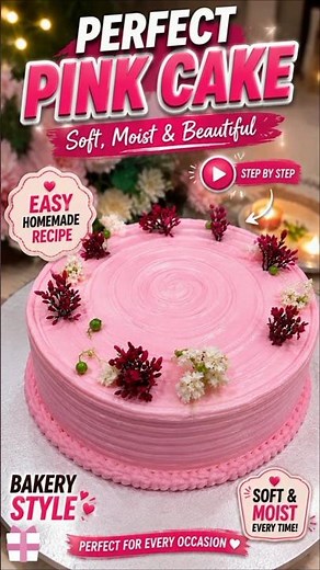 🎂 The Perfect Vanilla Cake Recipe | Soft, Moist & Fluffy | Bakery Style