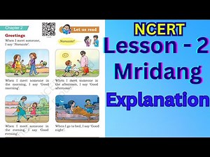 Greetings | Class 1 English Chapter 2 Mridang (Part 1) | NCERT New Syllabus 2024-25