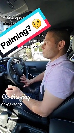 Understanding Palming in Driving Tests
