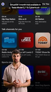 12 reactions · 9 comments | The best in entertainment is now in your Tesla. SiriusXM is now available in all Tesla Model 3, Model Y and Cybertruck vehicles. | SiriusXM | Facebook