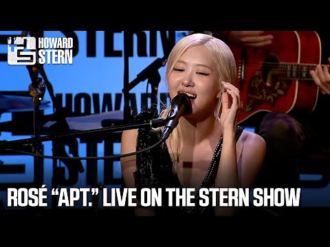 Rosé Performs “APT.” Live on the Howard Stern Show