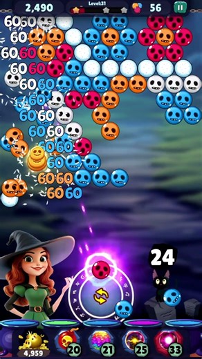 Magic Bubble Pop: Witch's Gem (V1 30s P)
