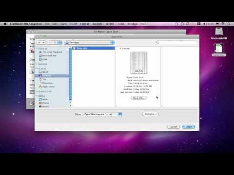FileMaker Pro 11 Training: Converting Excel worksheet data into a FileMaker Pro database table