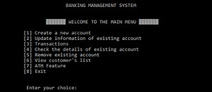 Bank Management System In C Programming With Source Code - Source Code & Projects