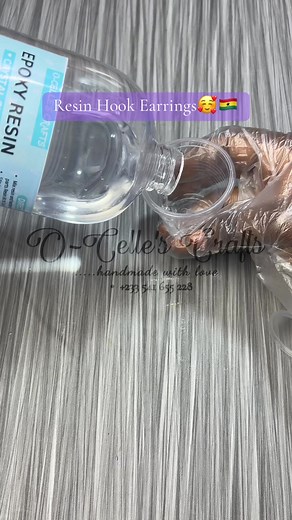 Easy Resin Hook Earrings Tutorial 🥰🥳 | Ocelles Crafts Supplies