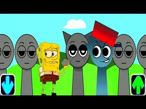 FNF: spongebob|squidward unleashed(sprunkimod ) Friday Night Funkin'🎶