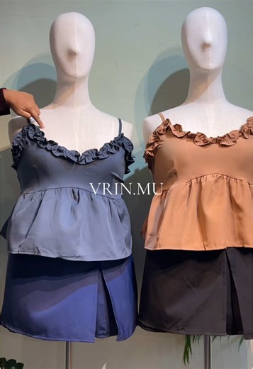 Lydia top L - 3XL Rs 475 Juno skort L - 3XL Rs 600 https://vrin.mu/ Royal Road Mahebourg Vis a vis marche poisson Order on WA - 57532362 Home delivery and postage available #vrindavan #vrinfashion #mahebourg #mauritius
