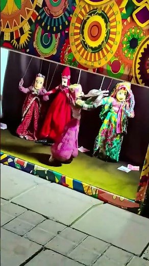 Adorable string puppets are in perfect harmony & swaying to their own whimsical dance! 🎭✨#dance