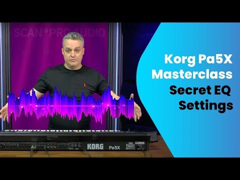Korg Pa5X - Secret EQ settings Masterclass